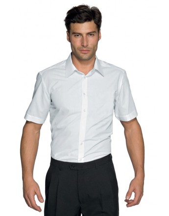 CAMISA CARTAGENA SLIM M/C. 97/3%STRETCH. BLANCO.