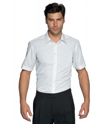 CAMISA CARTAGENA SLIM M/C. 97/3%STRETCH. BLANCO.