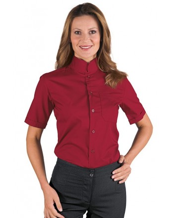 CAMISA UNISEX DUBLINO.M/C.1B.65/35%.BERMELLÓN.