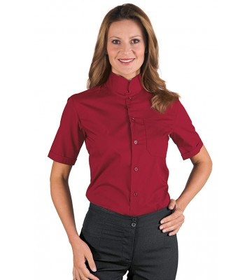 CAMISA UNISEX DUBLINO.M/C.1B.65/35%.BERMELLÓN.