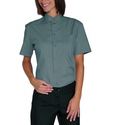 CAMISA UNISEX DUBLINO.M/C.1B.65/35%.GRIS.