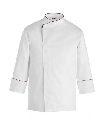 CHAQUETA DE COCINA COMFORT WHITE .ESPALDA AIR PLUS .