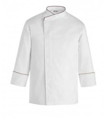 CHAQUETA DE COCINA COMFORT WHITE .ESPALDA AIR PLUS .