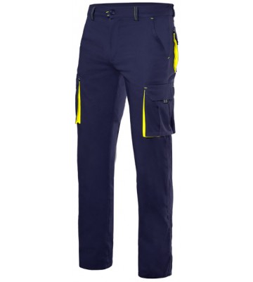PANTALON STRETCH BICOLOR MULTIBOLSILLOS