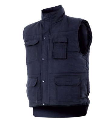 chaleco multibolsillos Velilla serie 108 azul marino
