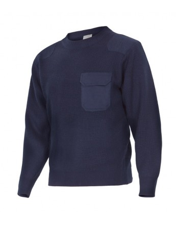 JERSEY DE PUNTO GRUESO DE CUELLO REDONDO