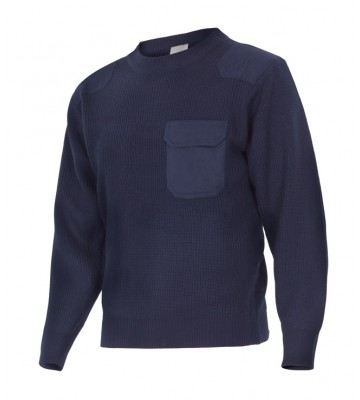 JERSEY DE PUNTO GRUESO DE CUELLO REDONDO