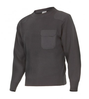 JERSEY DE PUNTO GRUESO DE CUELLO REDONDO