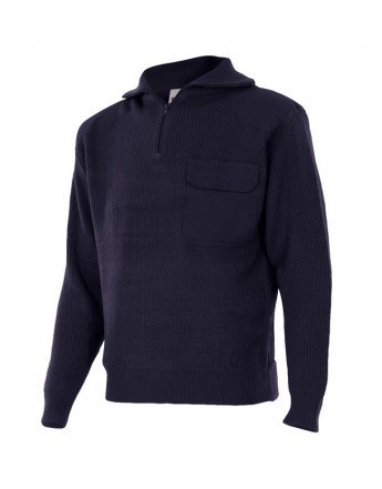 JERSEY DE PUNTO GRUESO DE CUELLO ALTO