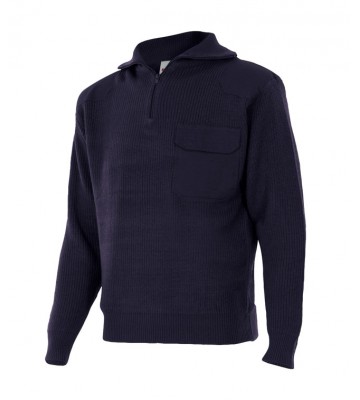 JERSEY DE PUNTO GRUESO DE CUELLO ALTO