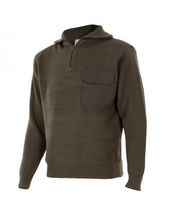 JERSEY DE PUNTO GRUESO DE CUELLO ALTO