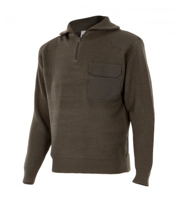 JERSEY DE PUNTO GRUESO DE CUELLO ALTO