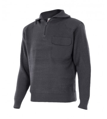 JERSEY DE PUNTO GRUESO DE CUELLO ALTO