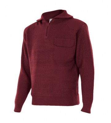 JERSEY DE PUNTO GRUESO DE CUELLO ALTO