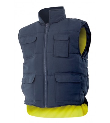CHALECO ACOLCHADO REVERSIBLE ALTA VISIBILIDAD