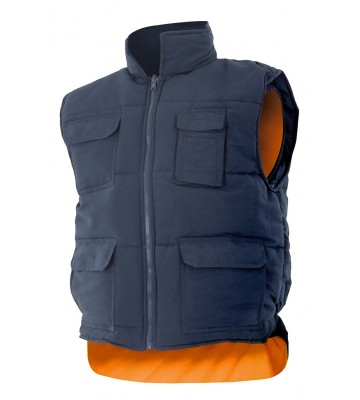 CHALECO ACOLCHADO REVERSIBLE ALTA VISIBILIDAD