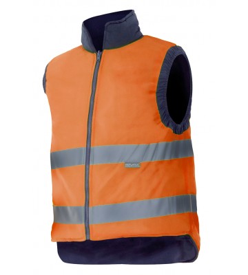 CHALECO ACOLCHADO REVERSIBLE ALTA VISIBILIDAD
