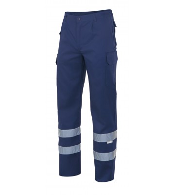 PANTALON MULTIBOLSILLOS CON CINTAS REFLECTANTES