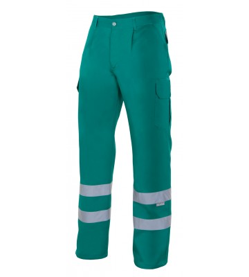 PANTALON MULTIBOLSILLOS CON CINTAS REFLECTANTES