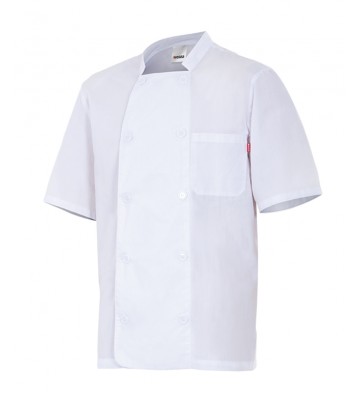 CHAQUETA COCINERO MANGA CORTA