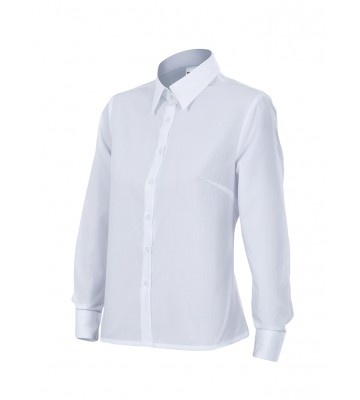 CAMISA MUJER ENTALLADA DE MANGA LARGA