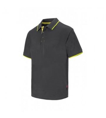 POLO BICOLOR RAYA MANGA CORTA