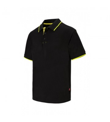 POLO BICOLOR RAYA MANGA CORTA