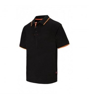 POLO BICOLOR RAYA MANGA CORTA