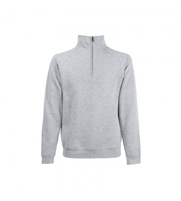 SUDADERA CON CREMALLERA CORTA