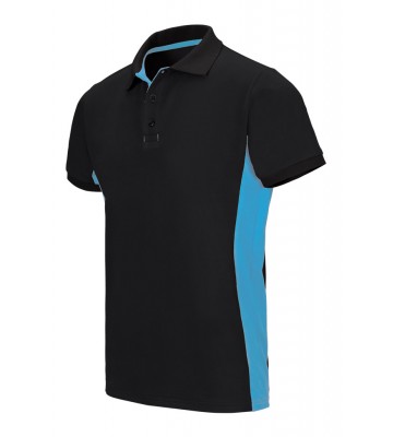 POLO BICOLOR MANGA CORTA