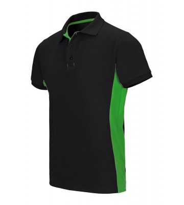 POLO BICOLOR MANGA CORTA