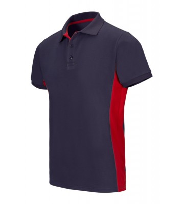 POLO BICOLOR MANGA CORTA