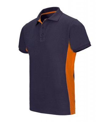 POLO BICOLOR MANGA CORTA