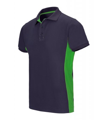 POLO BICOLOR MANGA CORTA