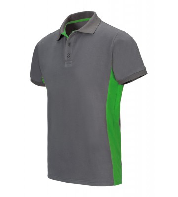 POLO BICOLOR MANGA CORTA