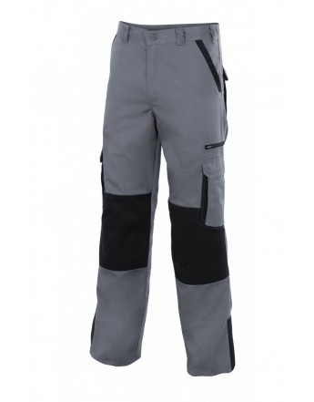 PANTALON BICOLOR MULTIBOLSILLOS CON REFUERZO DE TEJIDO