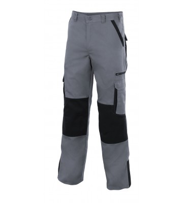 PANTALON BICOLOR MULTIBOLSILLOS CON REFUERZO DE TEJIDO