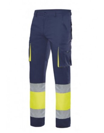 PANTALON STRECH MULTIBOLSILLOS ALTA VISIBILIDAD