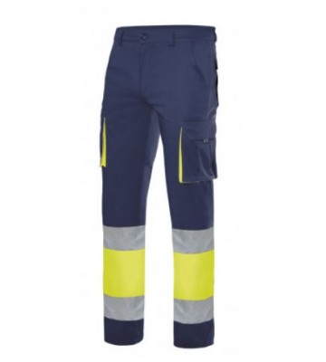 PANTALON STRECH MULTIBOLSILLOS ALTA VISIBILIDAD